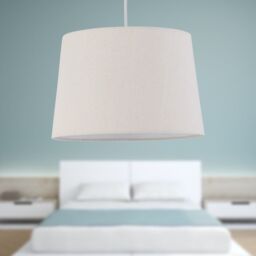 First Choice Lighting Zoey - Natural Linen Easy Fit Pendant or Lamp Shade - thumbnail 5
