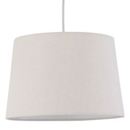 First Choice Lighting Zoey - Natural Linen Easy Fit Pendant or Lamp Shade - thumbnail 1