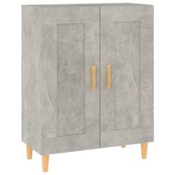 Berkfield Home Sideboard Concrete Grey 69.5x34x90 cm Engineered Wood - thumbnail 2