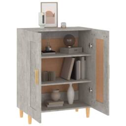 Berkfield Home Sideboard Concrete Grey 69.5x34x90 cm Engineered Wood - thumbnail 4