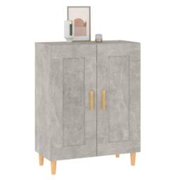 Berkfield Home Sideboard Concrete Grey 69.5x34x90 cm Engineered Wood - thumbnail 5