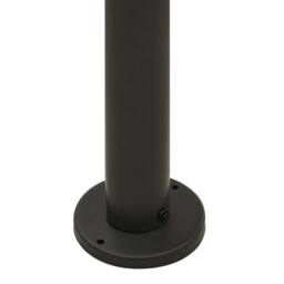Berkfield Home Pergola with Retractable Roof Anthracite 3x3 m Steel 180 g/m ² in Black - thumbnail 4