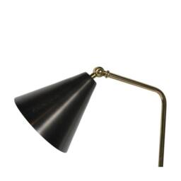 The Libra Company Amelie Floor Lamp With Table - Stainless Steel/Aluminium in Gold - thumbnail 3