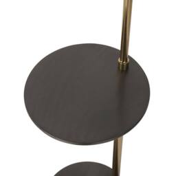 The Libra Company Amelie Floor Lamp With Table - Stainless Steel/Aluminium in Gold - thumbnail 4
