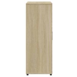 Berkfield Home Sideboard Sonoma Oak 60x31x84 cm Engineered Wood in Light Tan - Size: 60 x 31 x 84 cm - thumbnail 6