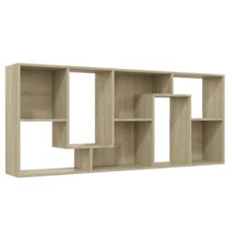 Berkfield Home Classic Book Cabinet Sonoma Oak 67x24x161 cm Engineered Wood in Light Oak - Size: 67 x 24 x 161 cm - thumbnail 6