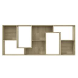 Berkfield Home Classic Book Cabinet Sonoma Oak 67x24x161 cm Engineered Wood in Light Oak - Size: 67 x 24 x 161 cm - thumbnail 7