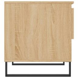 Berkfield Home Modern Coffee Tables 2 pcs Sonoma Oak 50x46x50 cm Engineered Wood in Light Oak - Size: 50 x 46 x 50 cm - thumbnail 8