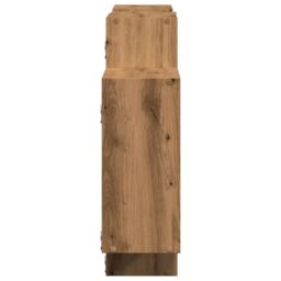 Berkfield Home Wall Shelf Artisian Oak 159x18x65 cm Engineered Wood in Brown - Size: 159 x 18 x 65 cm - thumbnail 5
