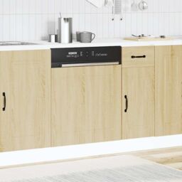 Berkfield Home Dishwasher Panel¬†Kalmar¬†Sonoma Oak 60x1.5x67 cm Engineered Wood in Brown - thumbnail 3