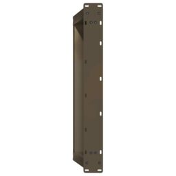 Berkfield Home Coffee Table Legs U-Shaped 2 pcs Natural Steel 60x(30-31) cm Steel in Brown - thumbnail 7