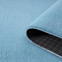 Desire Rugs Comfy Washable Low Pile Living Room Area Rug - Anti-Slip Felt Backing in Blue - Size: 50 cm x 80 cm - thumbnail 2