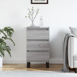 Berkfield Home Sideboard Grey Sonoma 40x35x70 cm Engineered Wood - Size: 40 x 35 x 70 cm - thumbnail 1