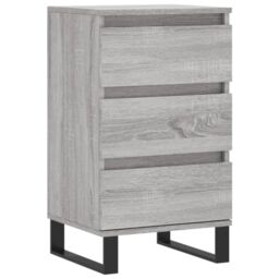 Berkfield Home Sideboard Grey Sonoma 40x35x70 cm Engineered Wood - Size: 40 x 35 x 70 cm - thumbnail 2