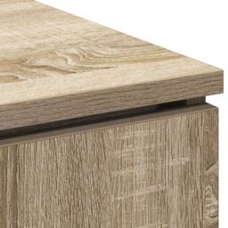 Berkfield Home TV Cabinet Sonoma Oak 100x38x49 cm Engineered Wood in Brown - Size: 100 x 38 x 49 cm - thumbnail 9