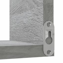 Berkfield Home Wall Corner Shelves 2 pcs Grey Sonoma 40x40x50 cm Engineered Wood - Size: 40 x 40 x 50 cm - thumbnail 6