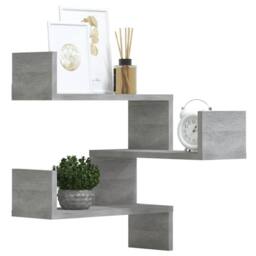 Berkfield Home Wall Corner Shelves 2 pcs Grey Sonoma 40x40x50 cm Engineered Wood - Size: 40 x 40 x 50 cm - thumbnail 7