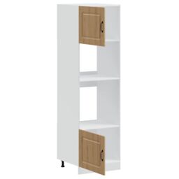 Berkfield Home Oven Cabinets 2 pcs Lucca Artisan Oak Engineered Wood in Brown - thumbnail 5