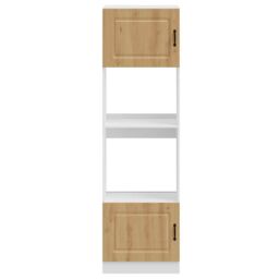Berkfield Home Oven Cabinets 2 pcs Lucca Artisan Oak Engineered Wood in Brown - thumbnail 4
