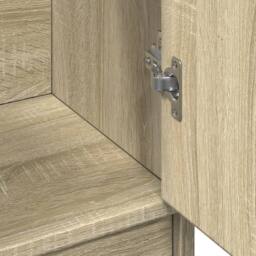 Berkfield Home Sink Cabinet Sonoma Oak 63x29x55 cm Engineered Wood in Light Tan - Size: 63 x 29 x 55 cm - thumbnail 9