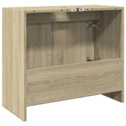 Berkfield Home Sink Cabinet Sonoma Oak 63x29x55 cm Engineered Wood in Light Tan - Size: 63 x 29 x 55 cm - thumbnail 7
