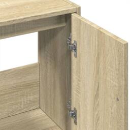 Berkfield Home Sink Cabinet Sonoma Oak 63x29x55 cm Engineered Wood in Light Tan - Size: 63 x 29 x 55 cm - thumbnail 8