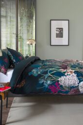 The Lyndon Company Tivoli Nighttime Digital Print 100% Cotton Duvet Cover Set in Navy - Size: Double - thumbnail 3