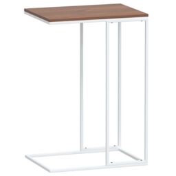 Berkfield Home Side Table White 40x30x59 cm Engineered Wood - Size: 40 x 30 x 59 cm - thumbnail 5