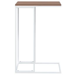 Berkfield Home Side Table White 40x30x59 cm Engineered Wood - Size: 40 x 30 x 59 cm - thumbnail 3