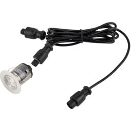 Loops 4 PACK Single Recessed 35mm Decking Light Module - 0.65W CCT LED - Steel in Metallics - thumbnail 5