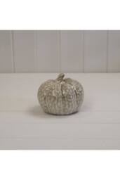 KDMD Beige Cosy Mottle Ceramic Pumpkin Decoration