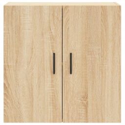 Berkfield Home Wall Cabinet Sonoma Oak 60x31x60 cm Engineered Wood in Brown - Size: 60 x 31 x 60 cm - thumbnail 5