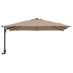 Berkfield Home Garden Parasol Taupe 248, 5 x 247, 5 x 119 cm Fabric - thumbnail 5