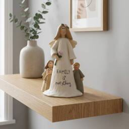 Garden Greatness Family Is Everything Angel Ornament - Size: 1 Pack - thumbnail 1