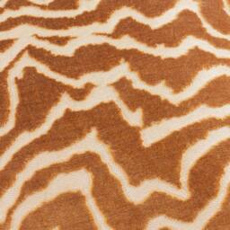 Paoletti Tierra Cut Velvet Abstract Cushion in Bronze - Size: 50 cm x 50 cm - thumbnail 4