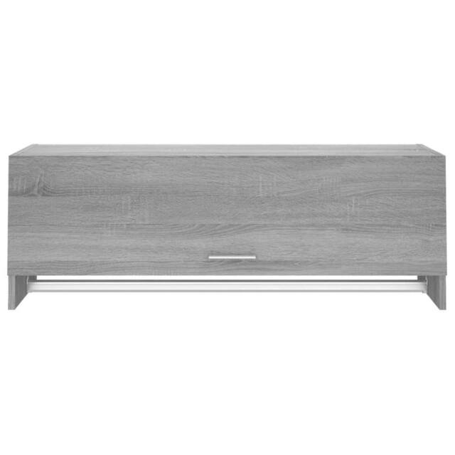 Berkfield Home Wardrobe Grey Sonoma 100x32.5x35 cm Engineered Wood - image 1