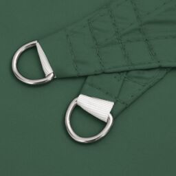 Berkfield Home Sunshade Sail Oxford Fabric Square 5x5 m Dark Green - thumbnail 5