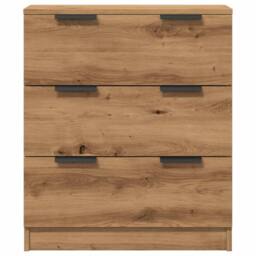 Berkfield Home Sideboard Artisan Oak 60x30x70 cm Engineered Wood in Brown - Size: 60 x 30 x 70 cm - thumbnail 4