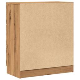 Berkfield Home Sideboard Artisan Oak 60x30x70 cm Engineered Wood in Brown - Size: 60 x 30 x 70 cm - thumbnail 6