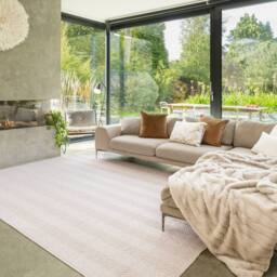 Kukoon Beige Machine Washable Neutral Scandi Living Room Area Rug - Size: 80 cm x 150 cm - thumbnail 3