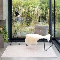 Kukoon Beige Machine Washable Neutral Scandi Living Room Area Rug - Size: 80 cm x 150 cm - thumbnail 6