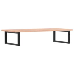 Berkfield Home Basin Shelf Wall Mounted Steel & Solid Wood Oak in Brown - thumbnail 6