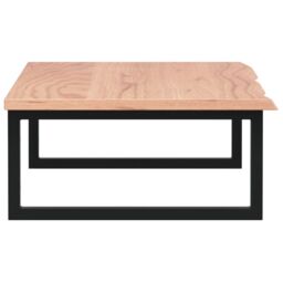 Berkfield Home Basin Shelf Wall Mounted Steel & Solid Wood Oak in Brown - thumbnail 5
