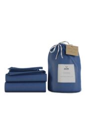 Panda London 100% Bamboo Complete Bedding Set in Navy - Size: Super King - thumbnail 2