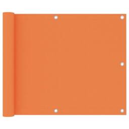 Berkfield Home Balcony Screen Orange 75x500 cm Oxford Fabric - thumbnail 2