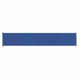 Berkfield Home Patio Retractable Side Awning 117x600 cm Blue - thumbnail 3