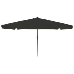 Berkfield Home Garden Umbrella with LED Lights √∏395x245 cm Black - Size: 395x245 cm - thumbnail 2