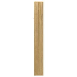 Berkfield Home Mirror Jewellery Cabinet Wall Mounted 30x8.5x67 cm in Brown - thumbnail 6