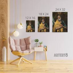 "Artery8 Apostle Guilt Saint Peter in Tears El Greco Canvas Wall Art - Size: W18"" x H24""" - thumbnail 4