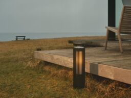 Nordlux Modern Outdoor Garden Post Black Aluminium E27 Coastal/Marine Safe, IP44 - thumbnail 2